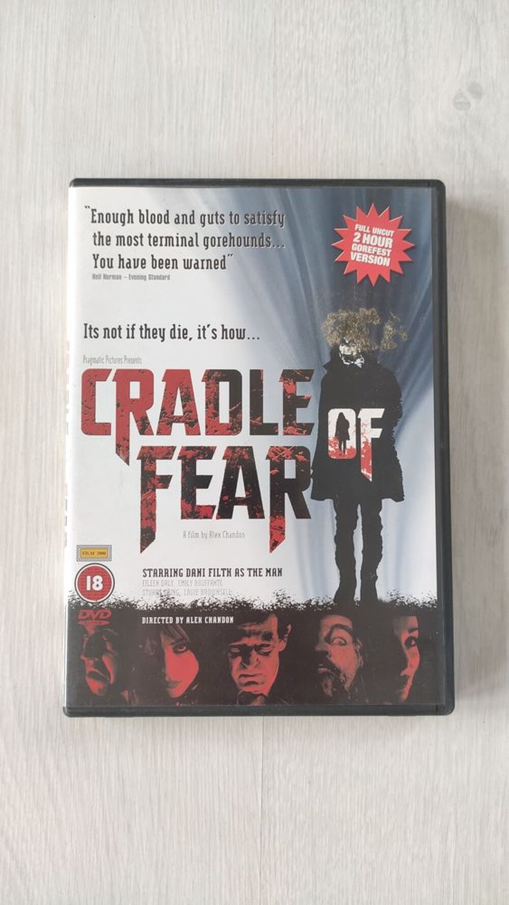 DVD Cradle Of Fear DVD et blu-ray