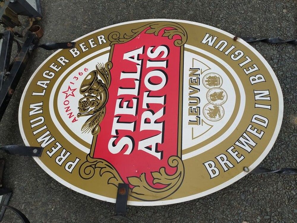 Plaque Enseigne Publicitaire Stella Artois Bar Bistro 

