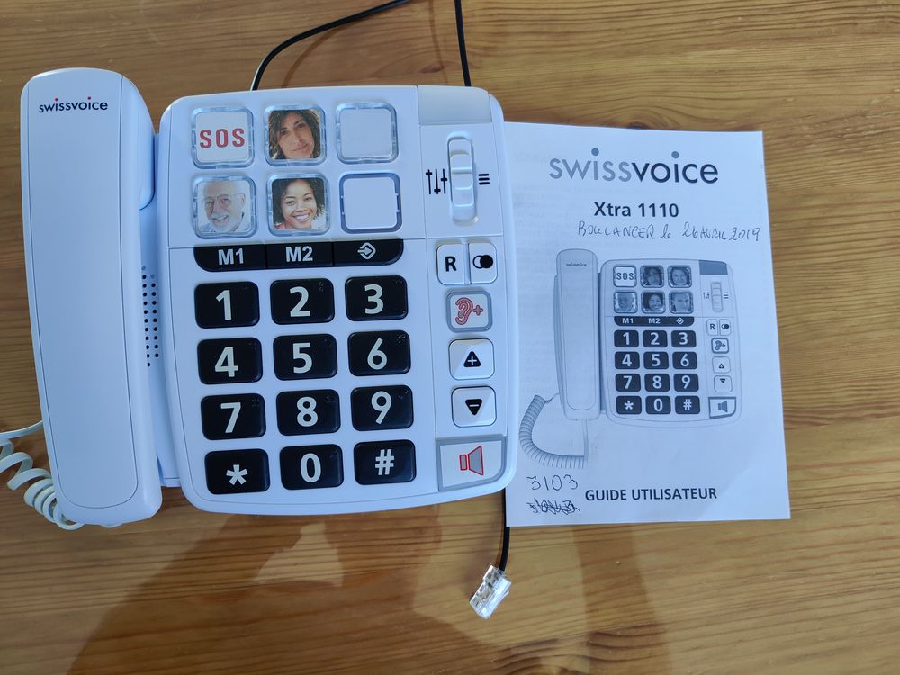 T&eacute;l&eacute;phone filaire SwissVoice xtra 1110 Téléphones et tablettes