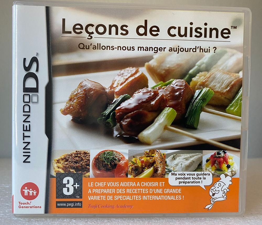 Jeu Nintendo DS Le&ccedil;ons de Cuisine : Qu'allons Nous Manger Consoles et jeux vidos