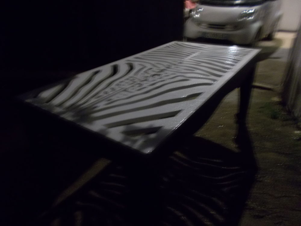  table noir et blanc faire prix Décoration