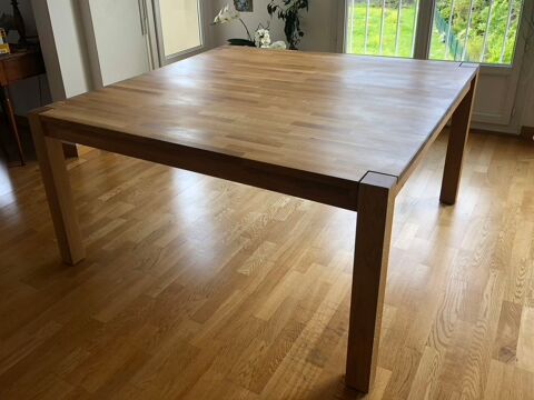 Belle table en chne clair moderne 250 Saumur (49)