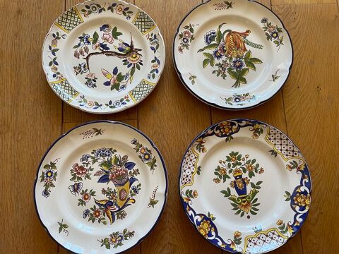 4 assiettes d�co  St Cl�ment  40 Chalon-sur-Sa�ne (71)