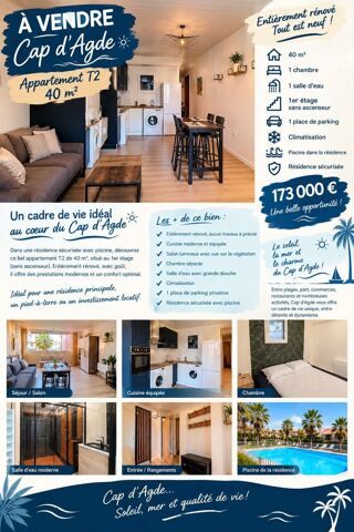  Appartement à vendre 2 pièces 40 m²