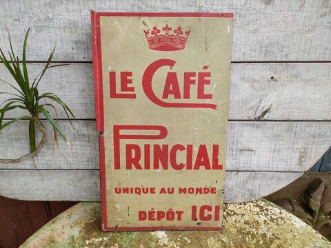 Enseigne Plaque Publicitaire Le Café Princial 
140 Loches (37)