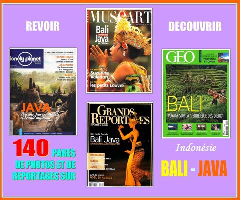 BALI - JAVA - CELEBES - go - INDONESIE / prixportcompris 17 Lille (59)