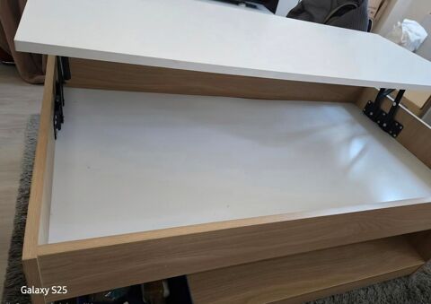 Table basse plateau relevable bois blanc  Toulon (83)