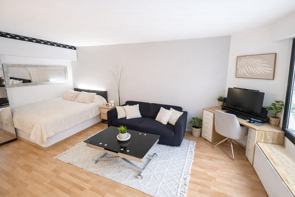Vente Appartement Grand Studio de 33 m² - Rez de jardin - Quartier La Ferme Issy-les-moulineaux