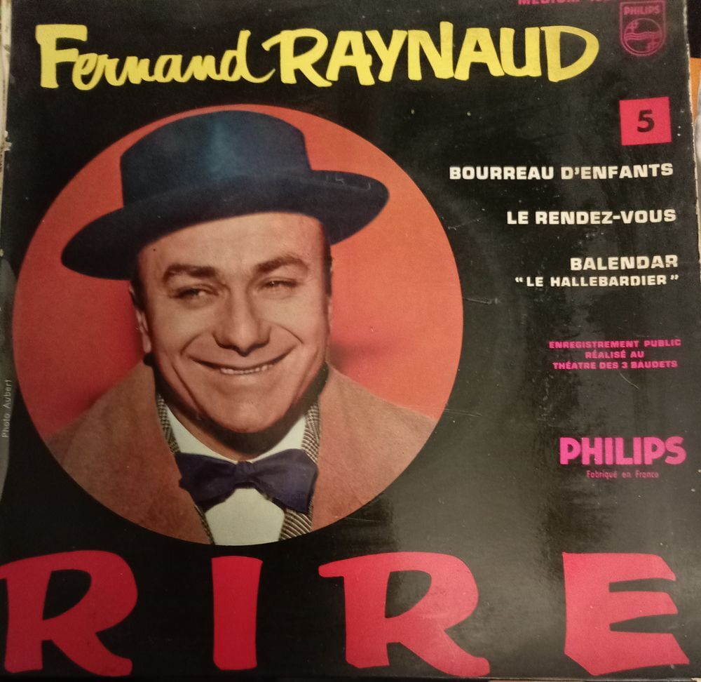  DISQUE VYNIL 33 TOURS DE FERNAND RAYNAUD /DE 1954 A 1965/11 CD et vinyles