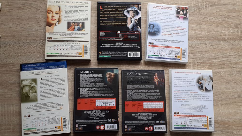 DVD MARILYN MONROE DVD et blu-ray