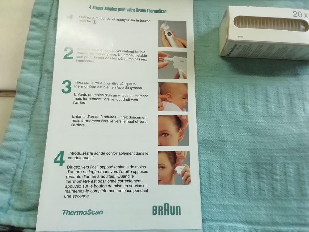 Temp&eacute;rature par l oreille Puériculture