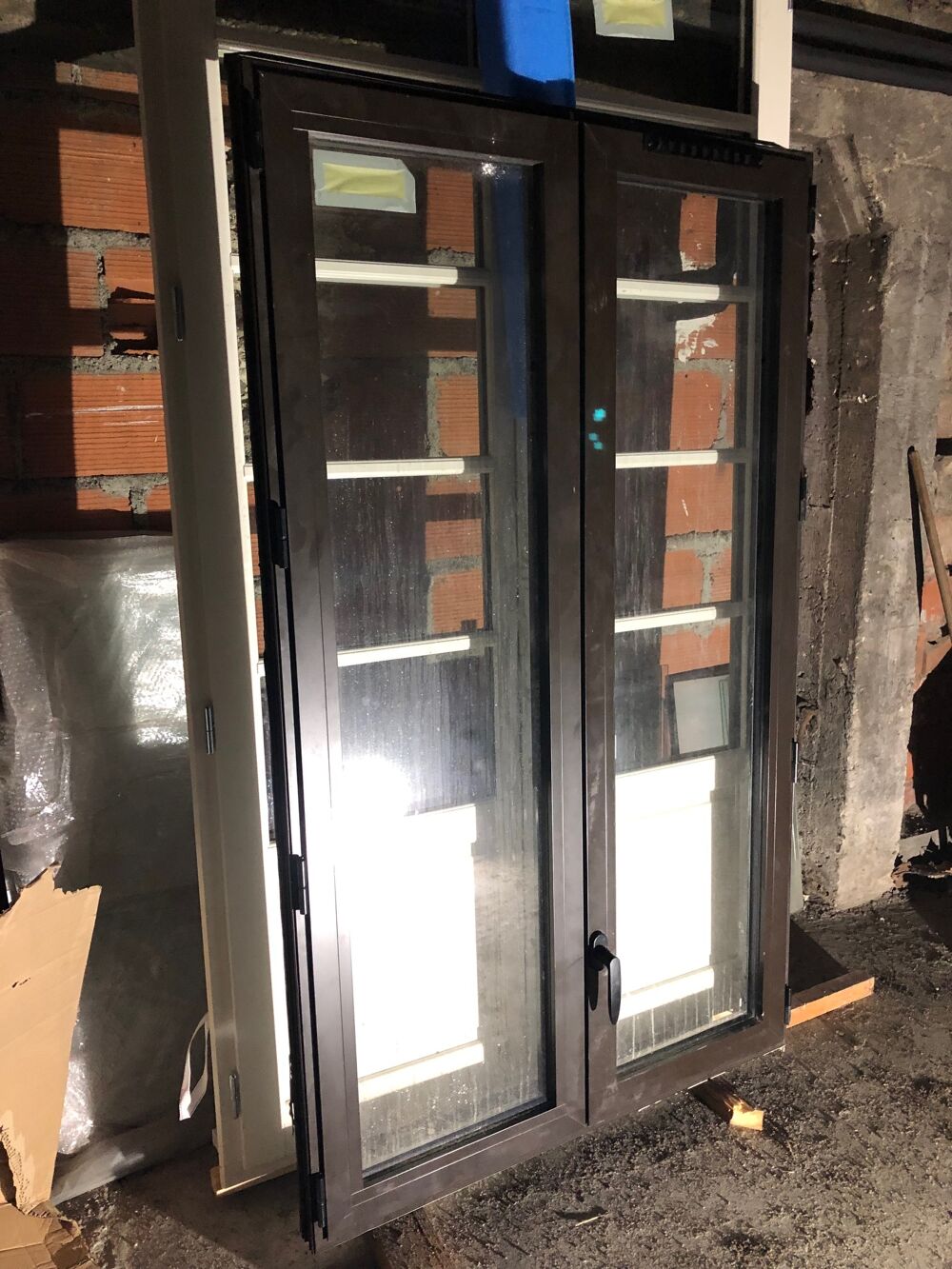 Fen&ecirc;tre Alu marron 17890 x 1090 Bricolage
