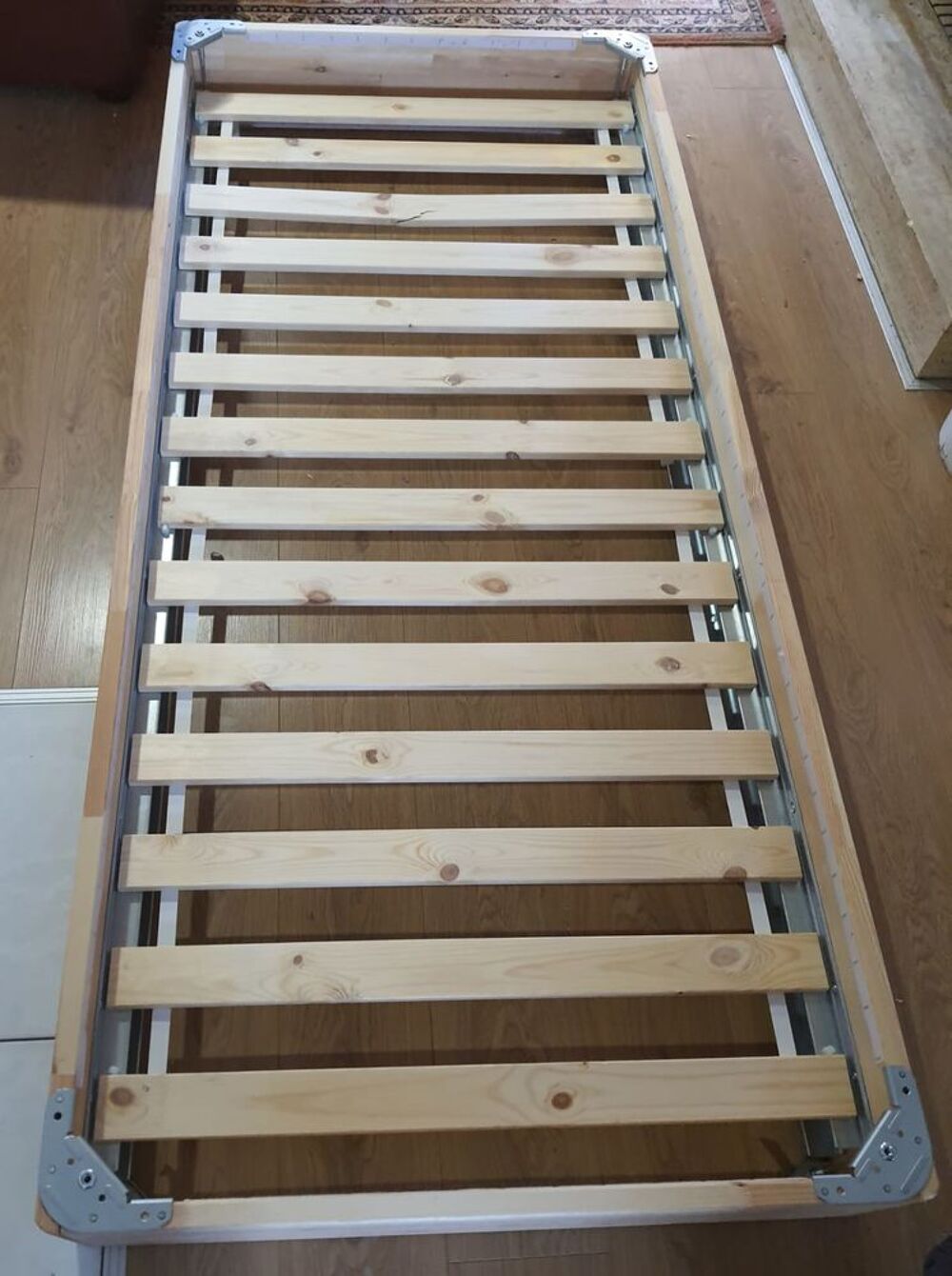 Sommier tapissier &agrave; Lattes 90X200 cm (ESPEVAR) Mobilier enfants