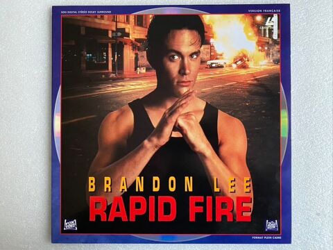 Rapid Fire _ Brandon Lee _ Laserdisc _ Pal VF 12 Joué-lès-Tours (37)