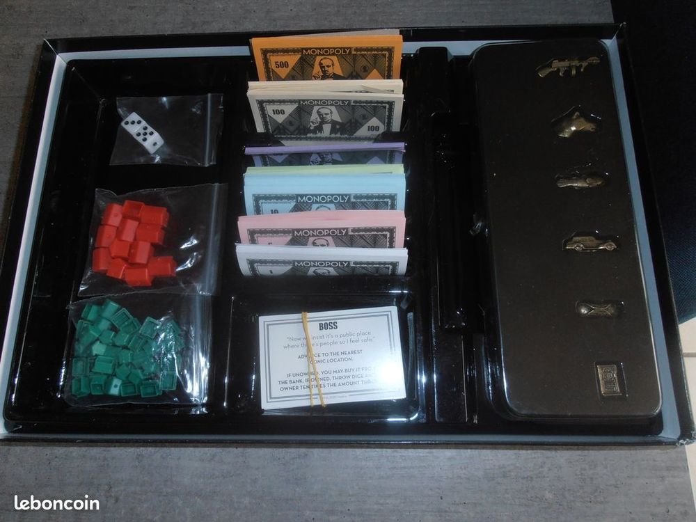 Monopoly the godfather en tr&egrave;s bon &eacute;tat et complet. Jeux / jouets