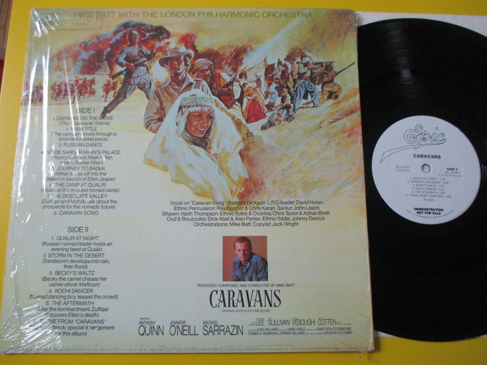 Mike Batt Caravans 33 TOURS BOF 1979 US PRESS CD et vinyles