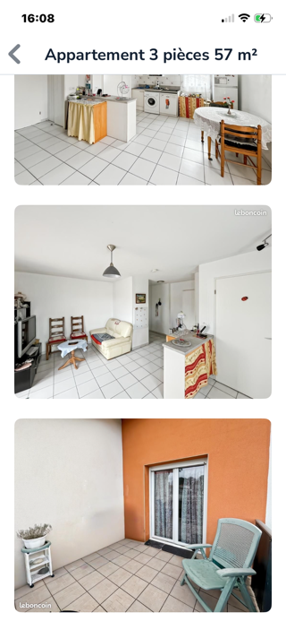  Appartement à vendre 3 pièces 58 m²