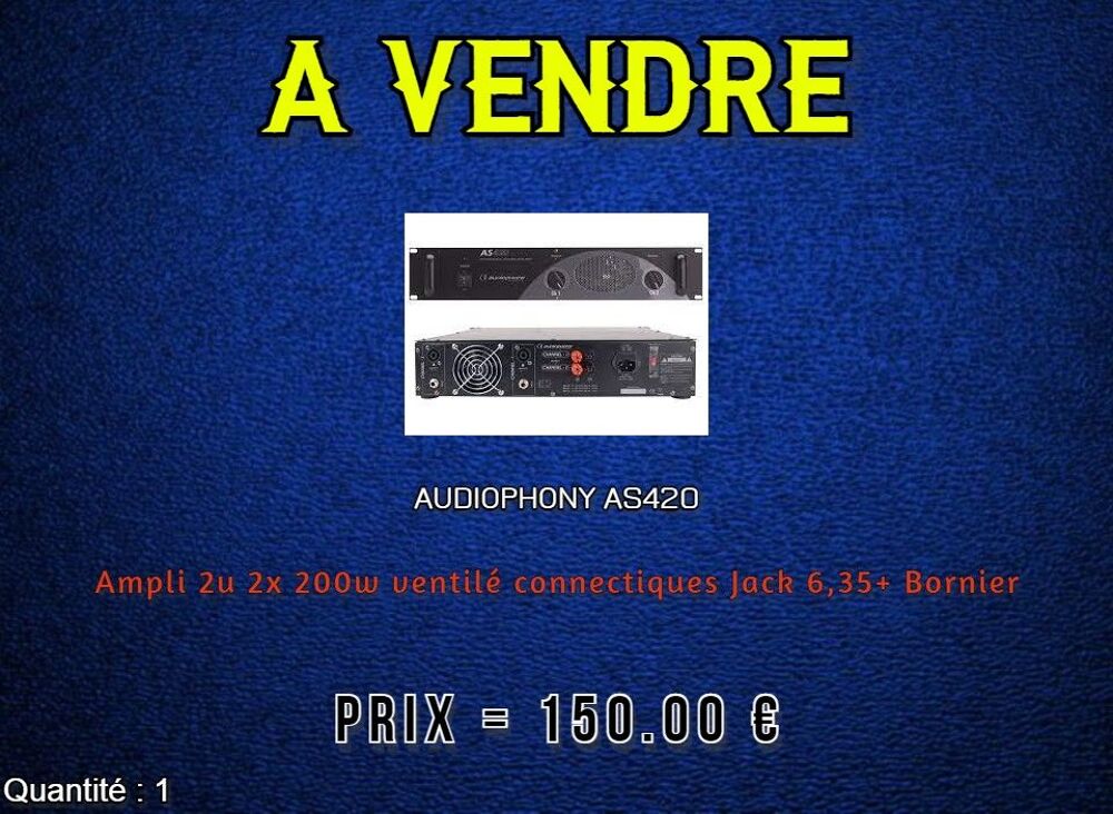 AS420 Audio et hifi