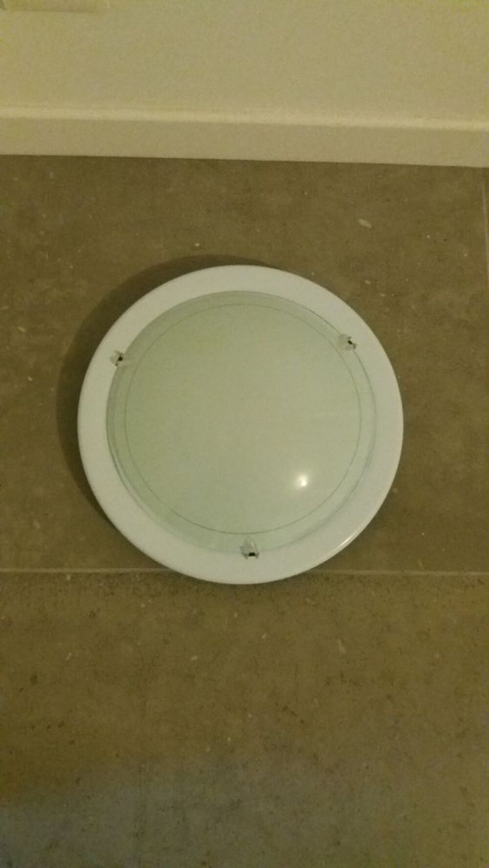 Plafonnier lustre blanc (neuf) Décoration
