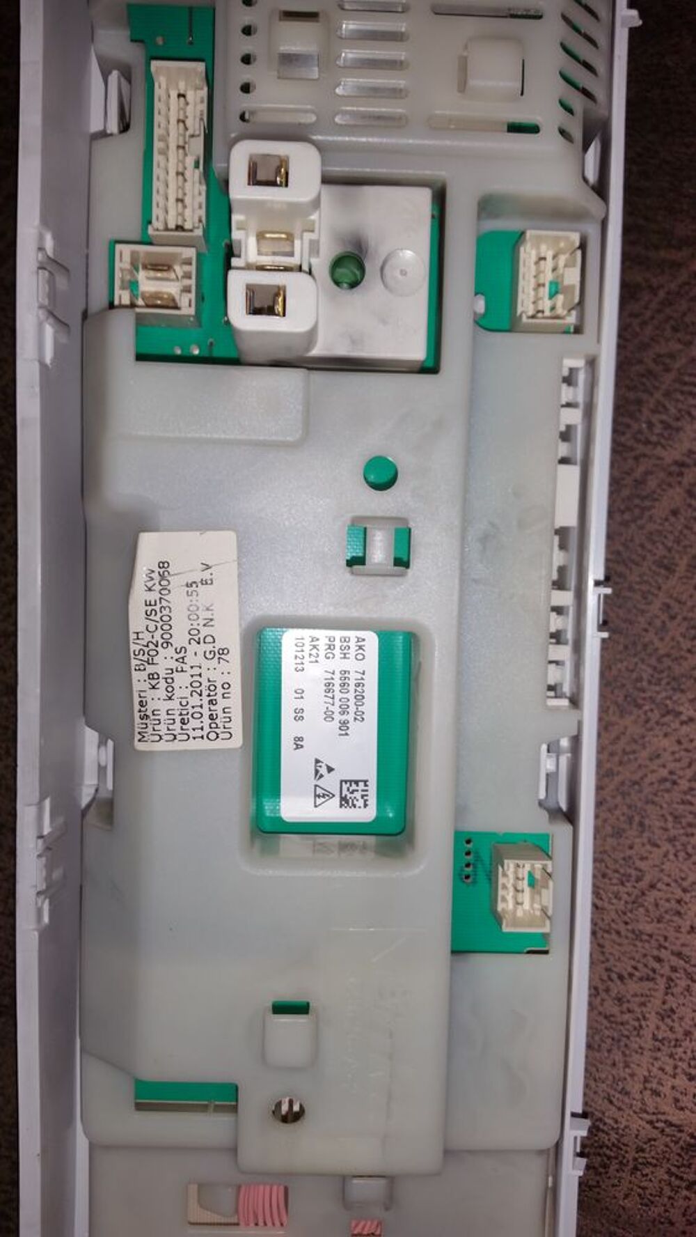 Module de commandelave linge Bosch-Siemens-Viva Electromnager