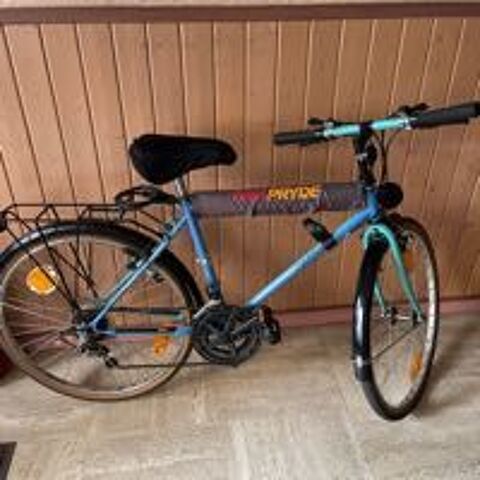 Vélo VTC marque MBK bleu Valence (26)