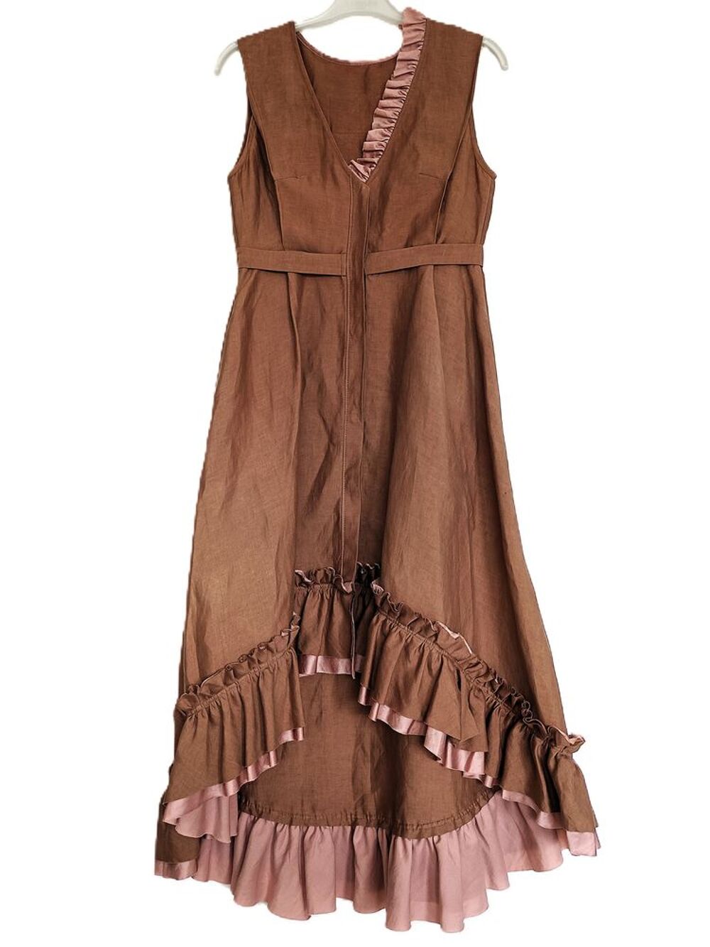 Robe haut de gamme neuve en lin marque MAZARIBZA Vêtements