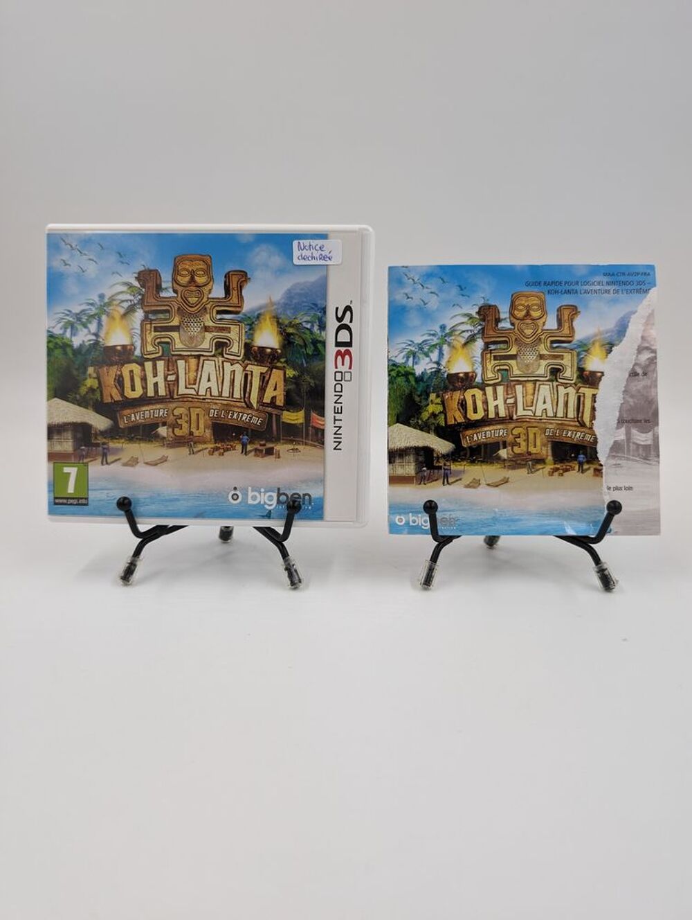 Jeu Nintendo 3DS Koh-Lanta 3D L'Aventure de l'Extr&ecirc;me comple Consoles et jeux vidéos
