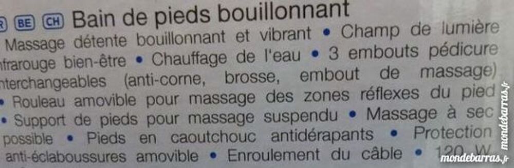 Bain de PIED BOUILLONANT Cuisine