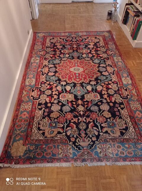 grand tapis d'Iran fait main laine 900 Paris 20 (75)