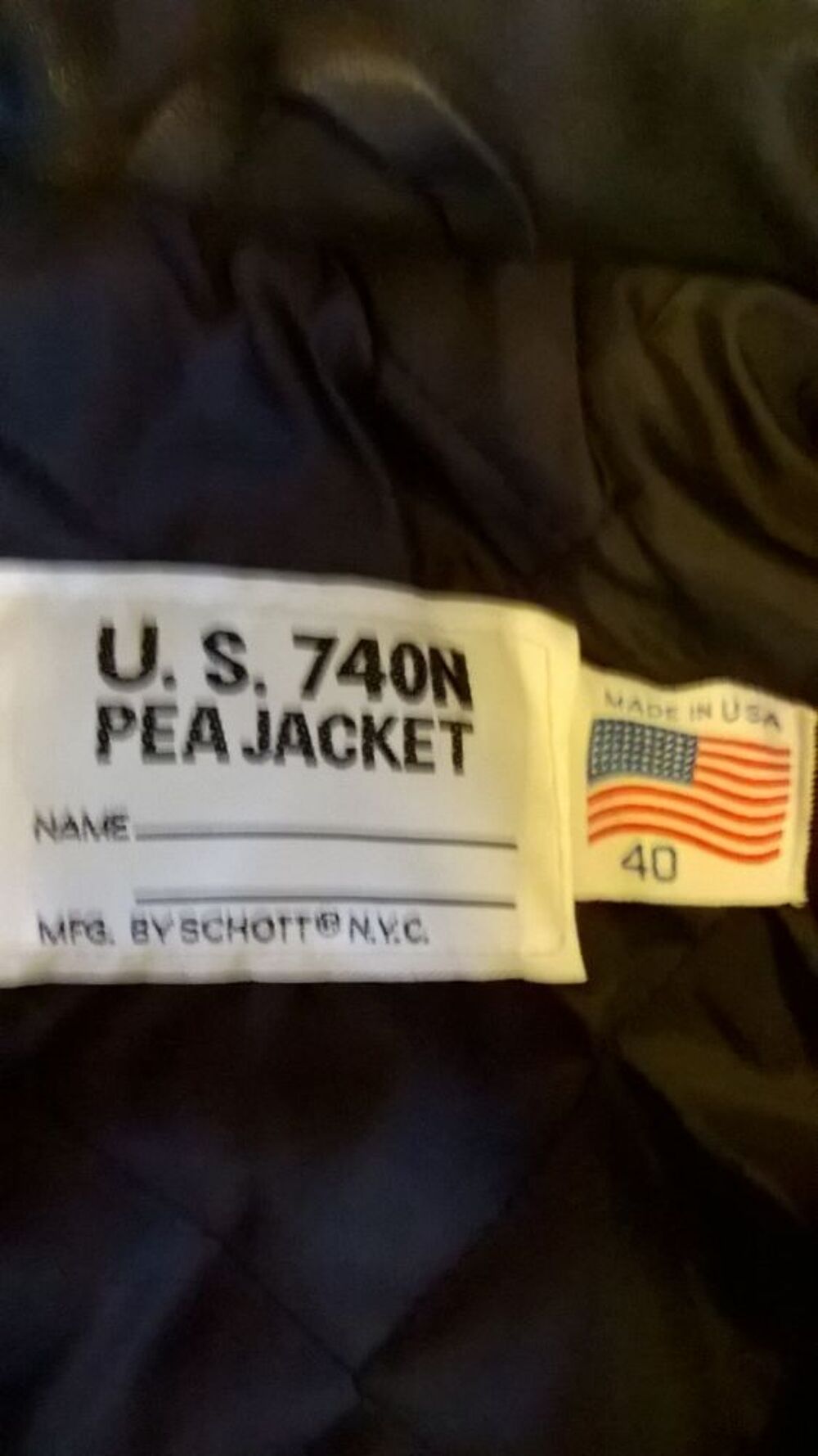 Veste en cuir SCHOTT NYC noire. Made in USA by SCHOTT. U.S. Vtements
