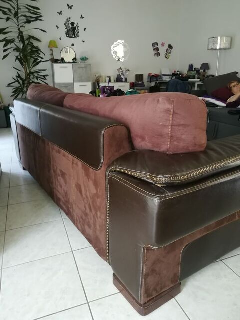 Canap cuir marron   0  0 Castres-Gironde (33)