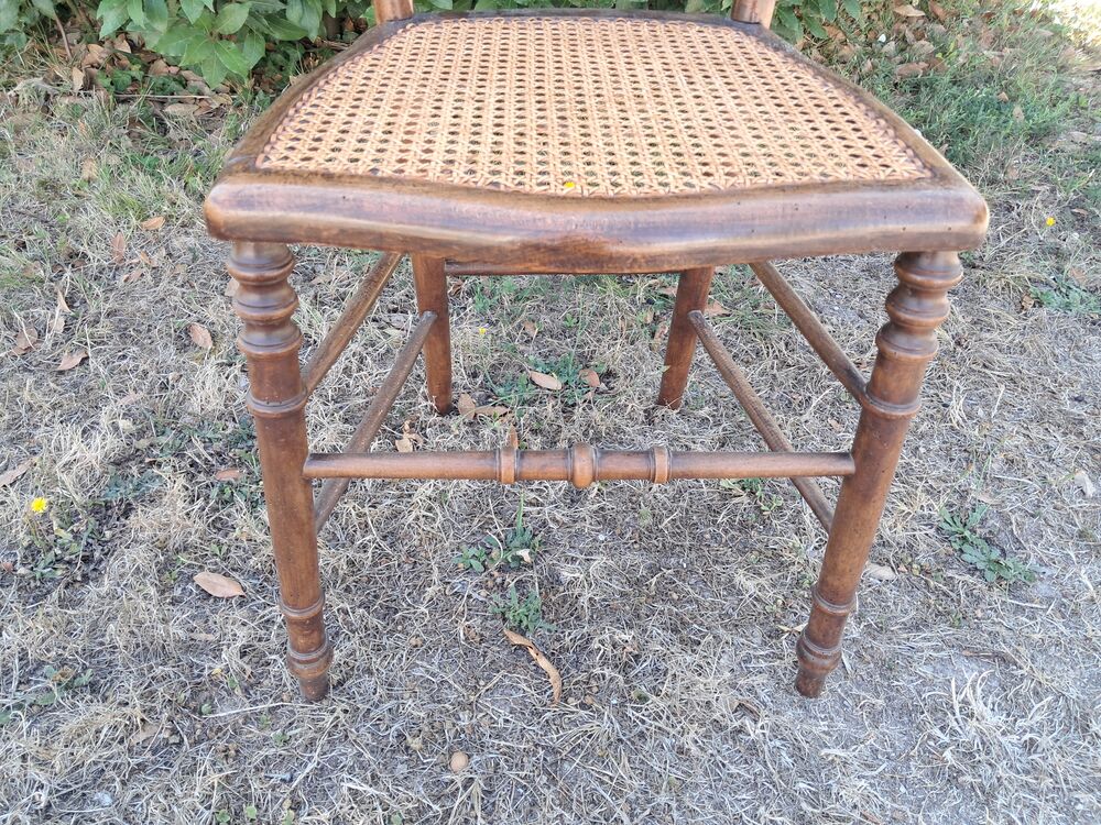 Chaise assise cann&eacute;e Meubles