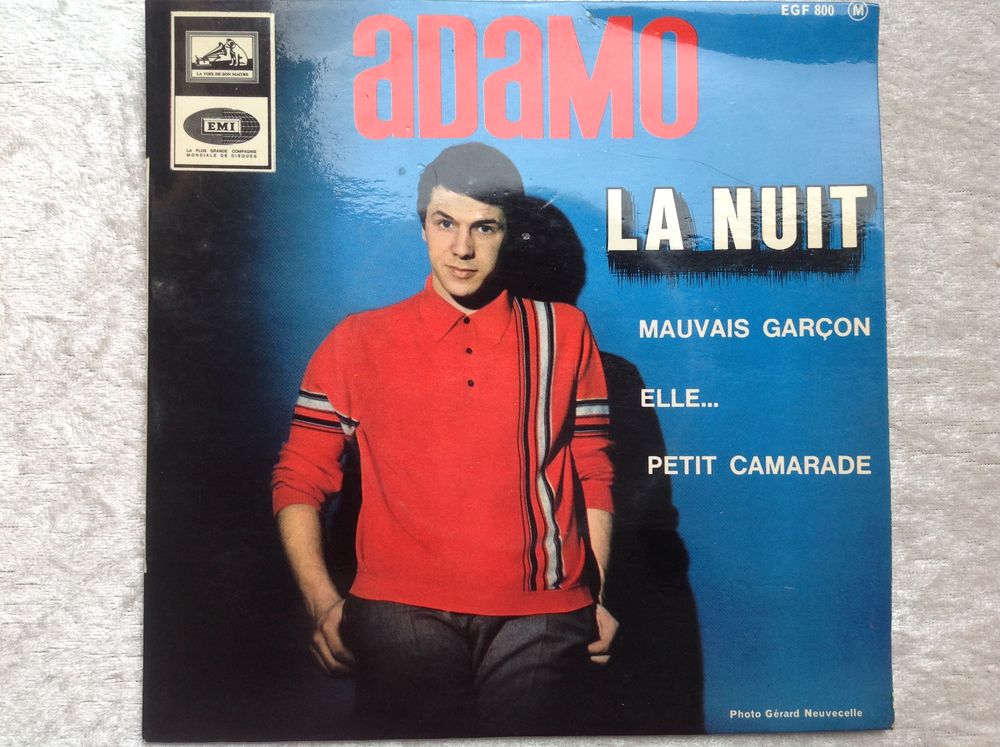 ADAMO 4 TITRES dont LA NUIT DISQUE &Eacute;TAT NEUF Envoi possible
CD et vinyles
