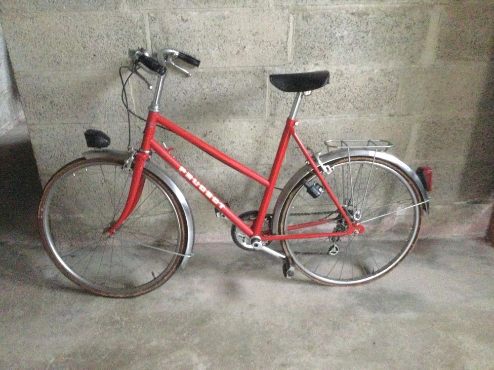 Siège Enfant Vélo Vintage LECO Rouge - Pour Raleigh Twenty Kingpin, Occasion, Ne Pas Utiliser Avec Un Enfant