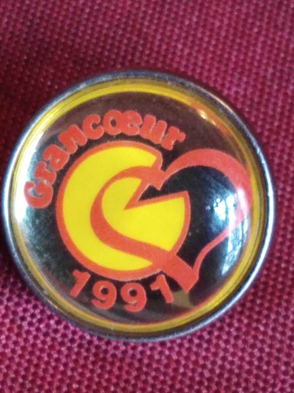 Pin's grancoeur 1991 Bijoux et montres