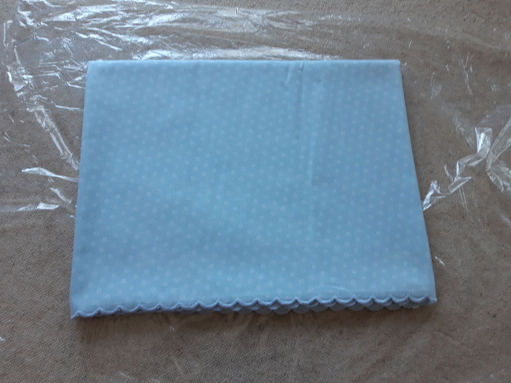 1 Drap plat bleu ciel pour lits de 90cm Dcoration