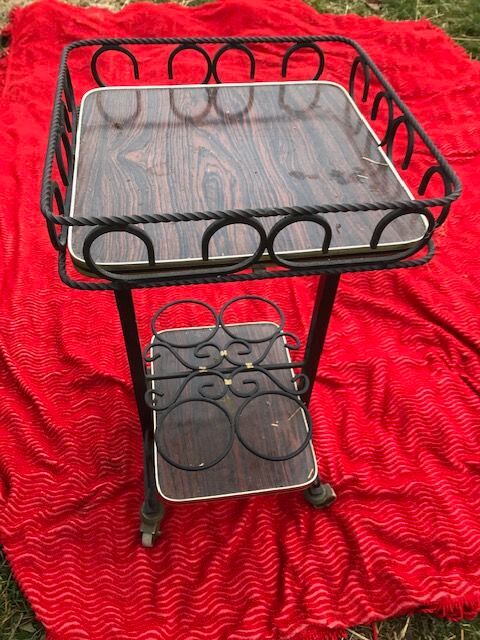 Table à roulettes 1960 65 Mottier (38)