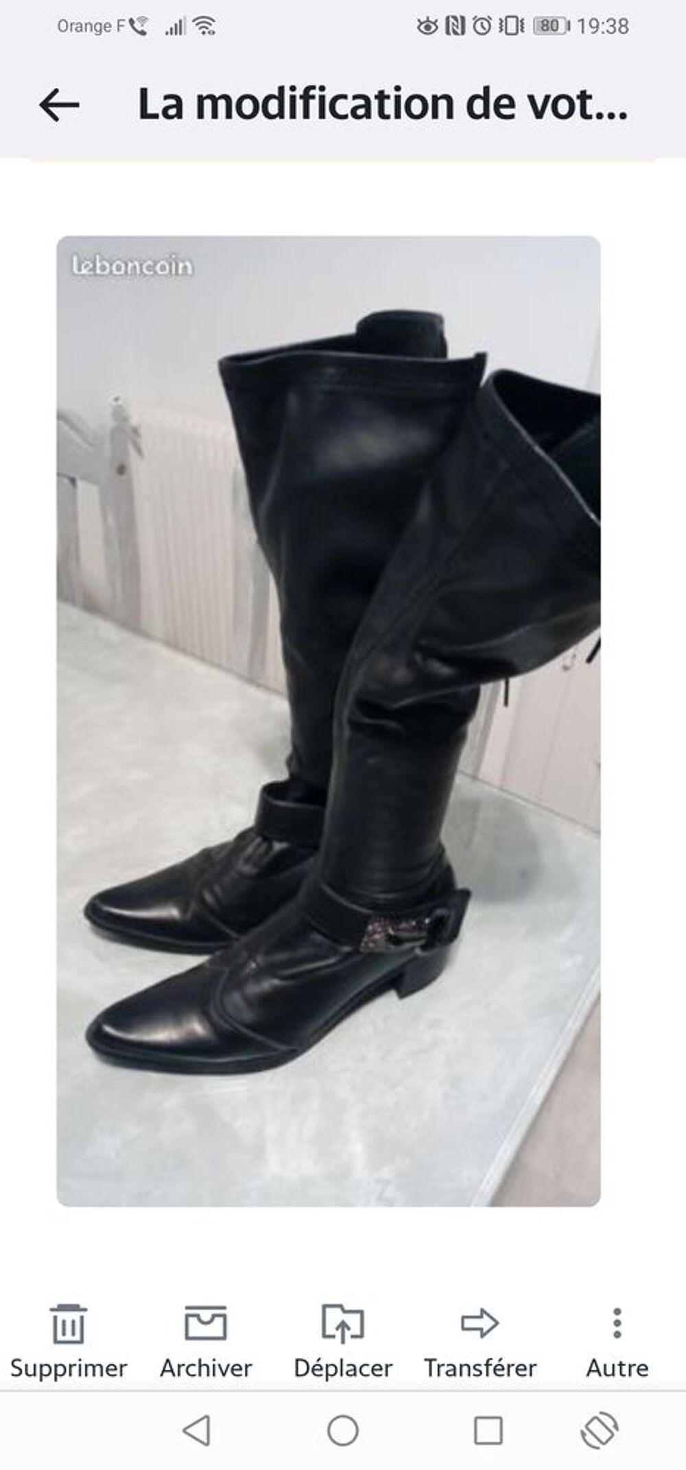 bottes hautes Chaussures