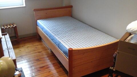 Lit 1 personne plage pin Angers (49)