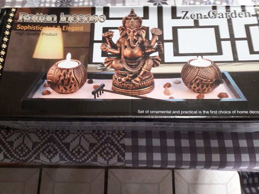 BOUGEOIR BOUDDHA neuf encore carton Décoration