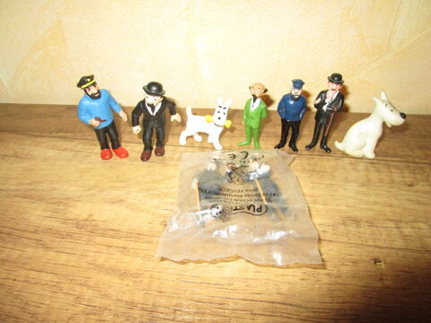 lot vieilles  figurines tintin et milou Villepinte (93)