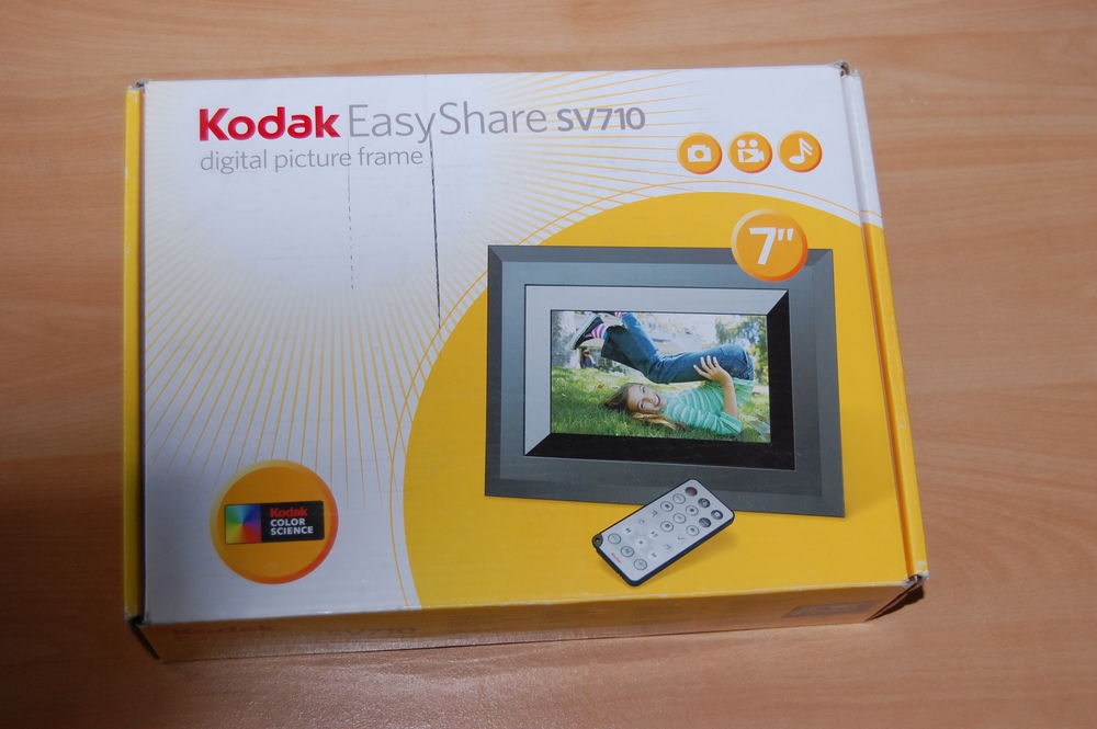 Cadre num&eacute;rique Kodak Photos/Video/TV