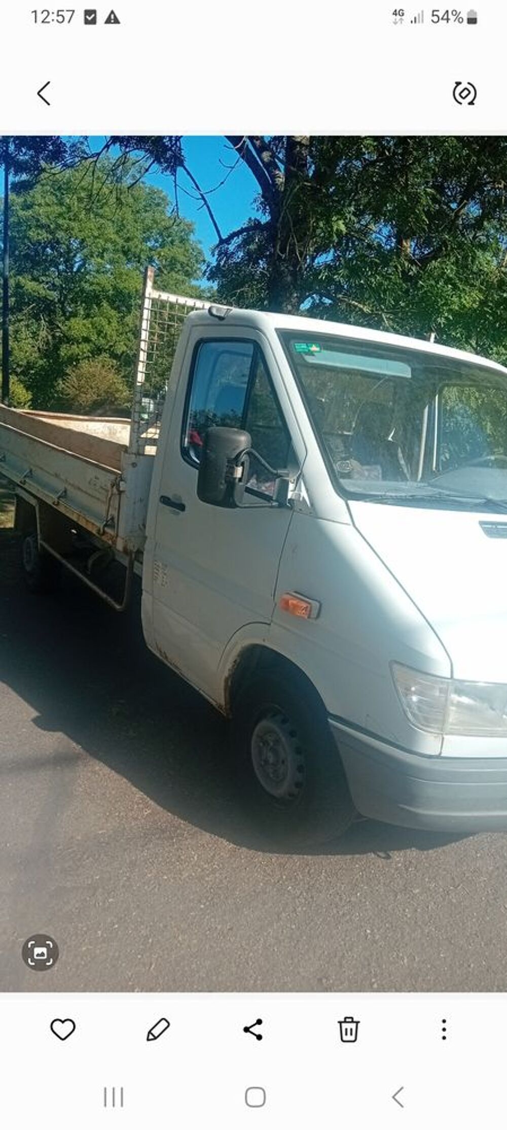 Sprinter MB 100 D COURT NORMAL 6,48m3 1995 occasion 54280 Mazerulles