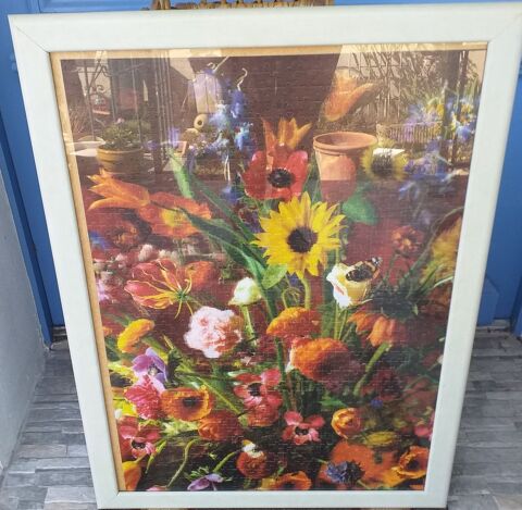Puzzle encadr 57 cm x 77 cm Fleurs de jardin 10 Montauban (82)