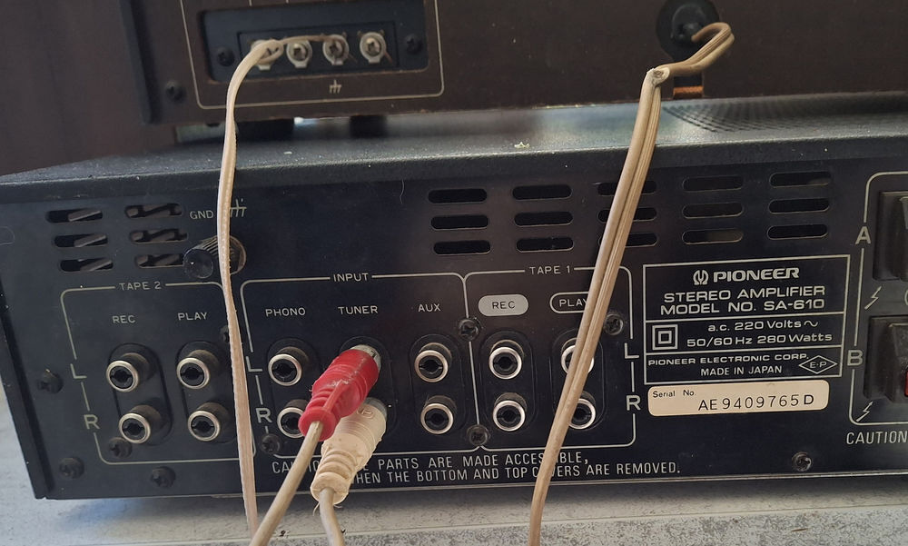 AMPLI VINTAGE PIONEER SA 610 + CADEAU TUNER PIONEER &deg; BAFLES Audio et hifi