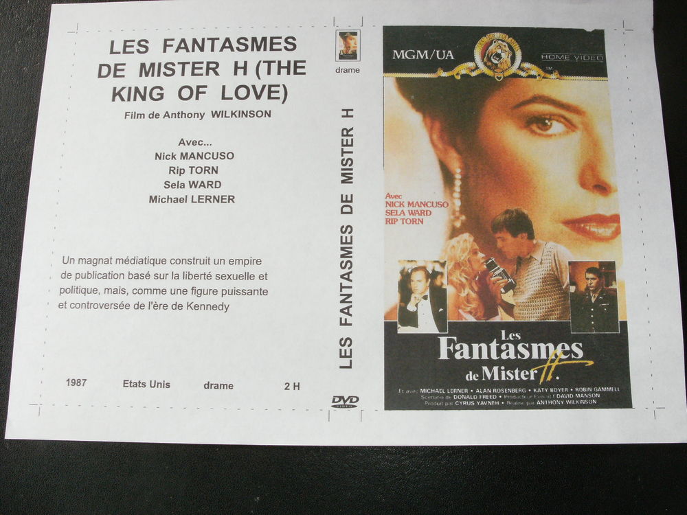 Film : " Les fantasmes de mister H " DVD et blu-ray