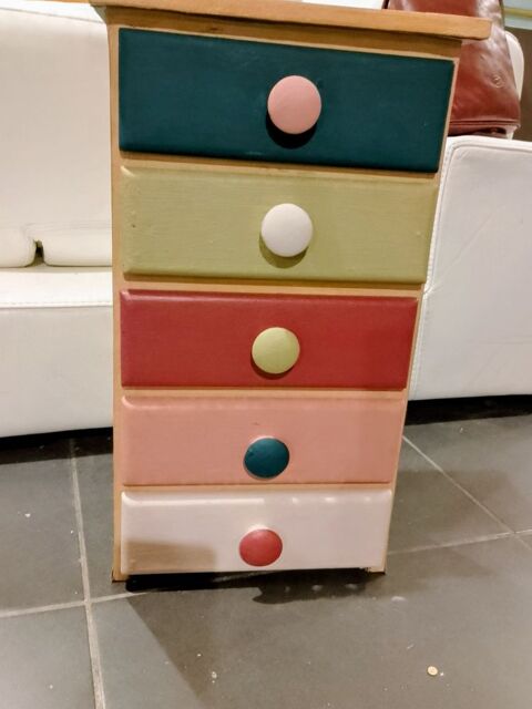 Petite commode relook�e vintage 60 Lavaur (81)