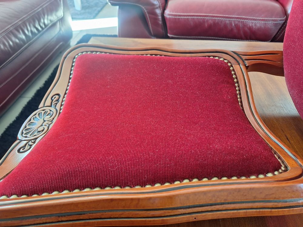 Superbe ensemble de [8/10] chaises Louis XV en merisier mass Meubles