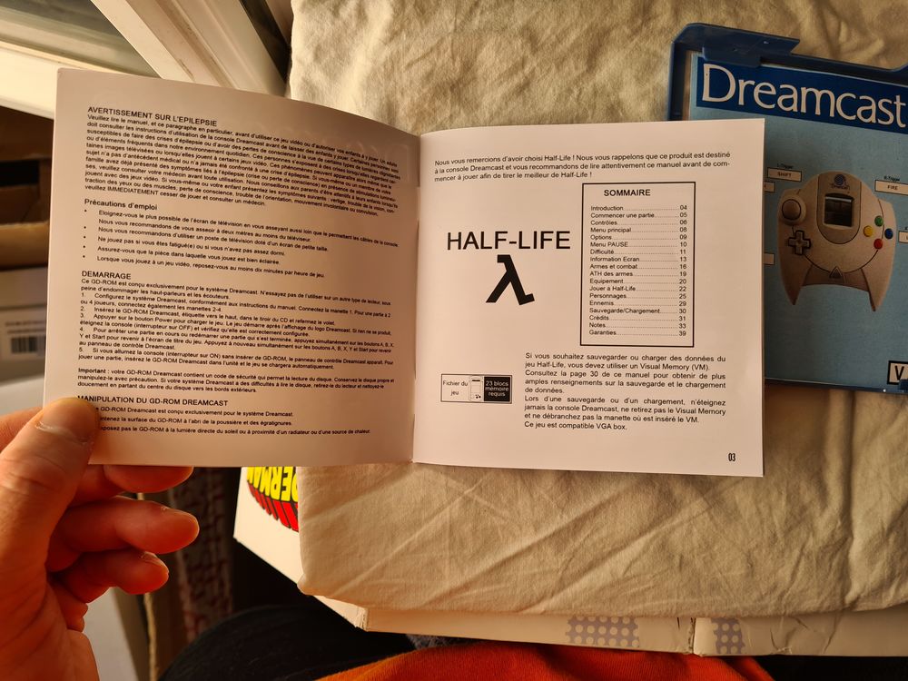 Jeu Half-Life Sega Dreamcast Rare Comme Neuf Consoles et jeux vidéos