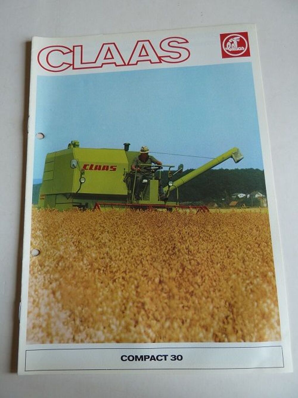 Prospectus moissonneuse CLAAS compact 30 